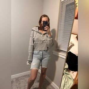 Levi's Light Blue Jean Shorts